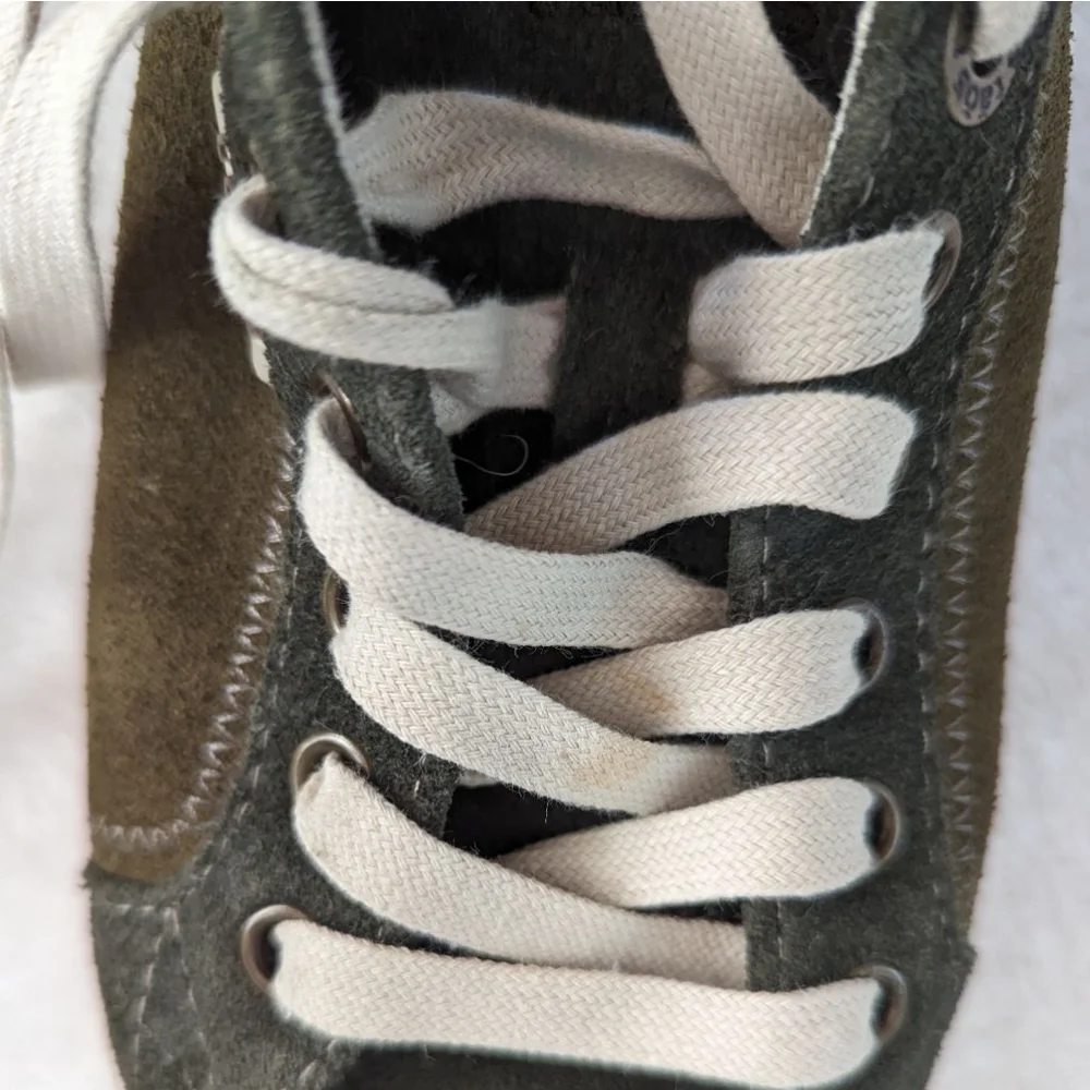 Taos Retrostar Green Suede Sneakers